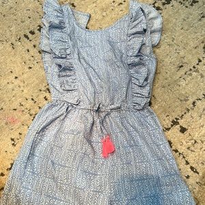 Open back girl jumpsuit for the beach